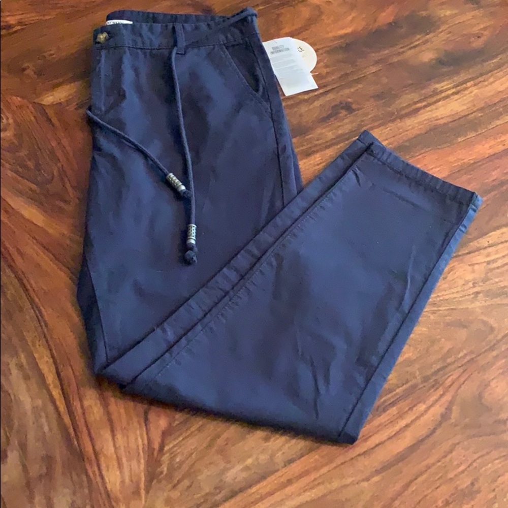 Navy chino pants